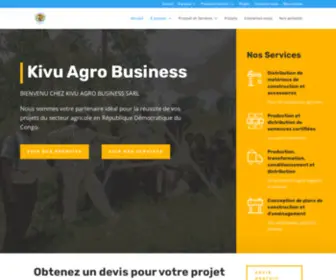 Kivuagrobusiness.com(Kivu Agro Business) Screenshot