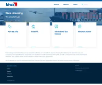 Kiwalicensing.com(Kiwa Licensing) Screenshot