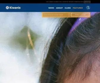 Kiwanis.org(Kiwanis International) Screenshot