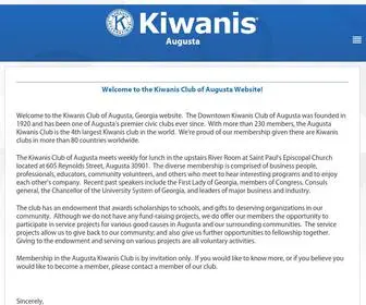 Kiwanisclubofaugusta.com(Kiwanis International) Screenshot