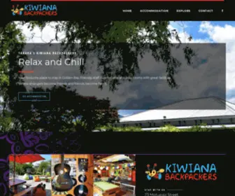 Kiwianabackpackers.co.nz(Contact us) Screenshot