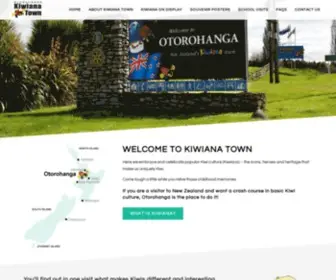 Kiwianatown.co.nz(Kiwiana Town) Screenshot