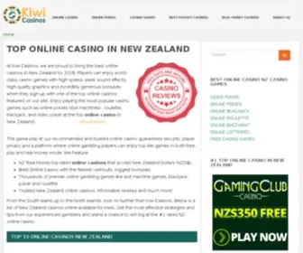 Kiwicasinos.nz Screenshot