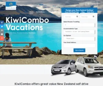 Kiwicombopass.co.nz(New Zealand Holiday & Self Drive Vacation Packages) Screenshot