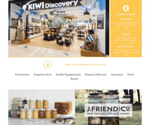 Kiwidiscovery.co.nz(Premium New Zealand Kiwi Products) Screenshot