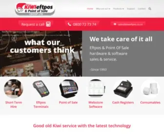 Kiwieftpos.co.nz(EFTPOS & Point of Sale) Screenshot