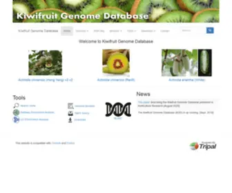 Kiwifruitgenome.org(Cucurbit Genomics Database (CuGenDB)) Screenshot