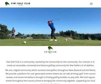 Kiwigolfclub.com(Kiwi Golf Club) Screenshot