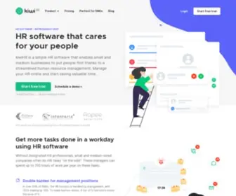 Kiwihr.com(Online HR software) Screenshot