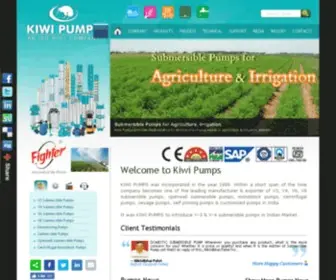 Kiwipumps.com(Submersible pump) Screenshot