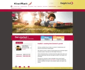 Kiwirailfreight.co.nz(KiwiRail) Screenshot