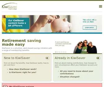 Kiwisaver.govt.nz(Kiwisaver) Screenshot