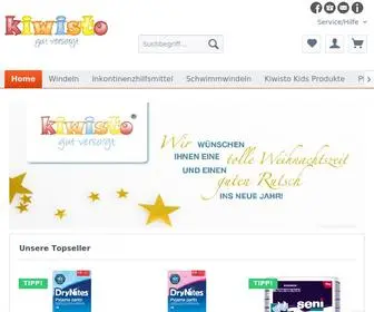 Kiwisto.de(Kinderwindeln) Screenshot