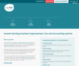 Kiwitax.co.nz(Kiwitax award) Screenshot