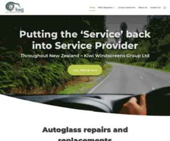 Kiwiwindscreens.co.nz(Autoglass repairs and replacements operating around New Zealand. 100% NZ owned) Screenshot