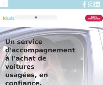 Kiwiz.ca(Faites-vous accompagner pour acheter une voiture usagée) Screenshot