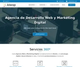 Kiwop.com(Agencia de Desarrollo Web y Marketing Digital) Screenshot