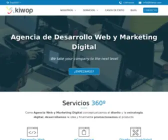 Kiwop.es(Agencia de Marketing Digital y Desarrollo Web) Screenshot