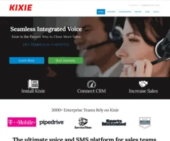 Kixie.com(Kixie is the sales engagement platform) Screenshot