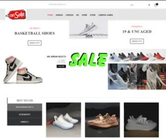 Kixover.com(Acquista online scarpe Jordan e Adidas Saldi Outlet da uomo/donne su) Screenshot