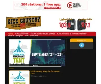 Kixxcountry.ca(New Country Newfoundland.9) Screenshot