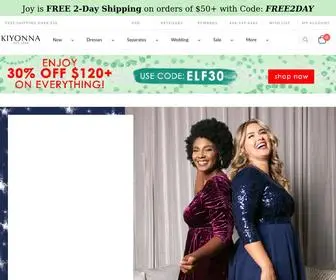 Kiyonna.com(Plus Size Clothing for Women) Screenshot
