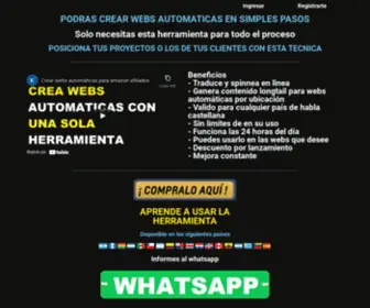 Kiyoseo.com(Crear webs automaticas) Screenshot