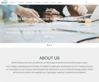 Kizan.com(KiZAN Technologies) Screenshot