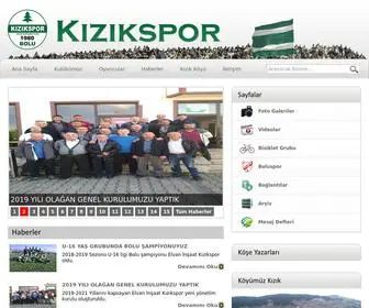 Kizikspor.net(Amatör) Screenshot