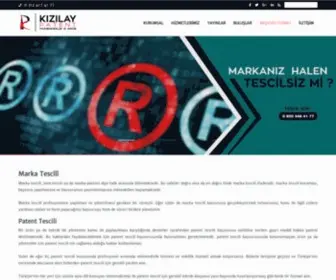 Kizilaypatent.com.tr(PATENT BULUŞ FORMU) Screenshot