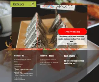 Kizuna-USA.com(Japanese Homestyle dishes) Screenshot