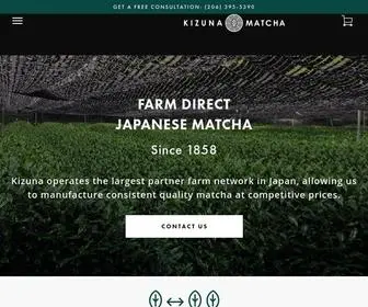 Kizunamatcha.com(Buy Wholesale Matcha & Bulk Matcha) Screenshot