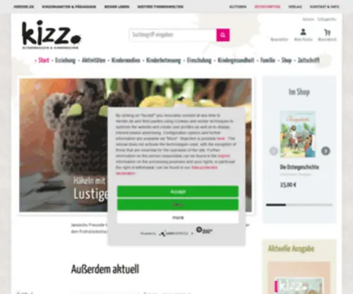 Kizz.de(Kizz Magazin für die Kitazeit) Screenshot