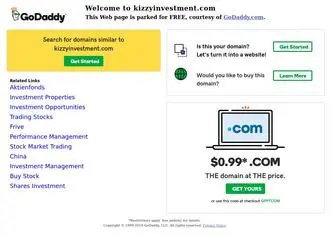 Kizzyinvestment.com(Money) Screenshot