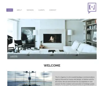 KJ-Agency.com(The K+J Agency) Screenshot