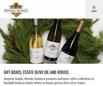 KJ.com(Sonoma County and California Wines) Screenshot