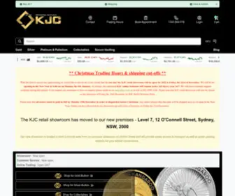 KJC-Gold-Silver-Bullion.com.au(KJC Bullion) Screenshot