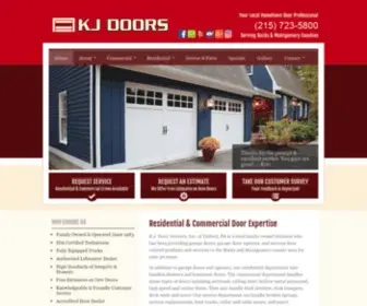 Kjdoors.com(Door Services) Screenshot