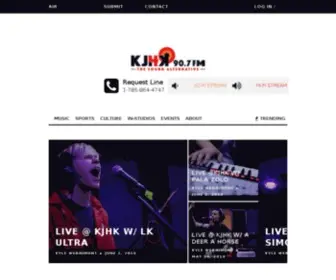KJHK.org(The Sound Alternative) Screenshot