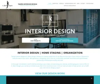 Kjilliandesigns.com(Tampa Interior Design) Screenshot