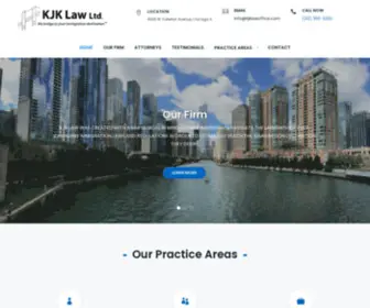 KJklawoffice.com(Khalil J. Khalil attorney at KJK Law Office) Screenshot