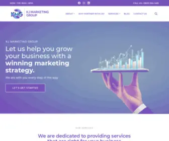 Kjmarketinggroup.com(KJ Marketing Group) Screenshot