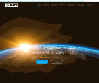 KJmmarketingdesign.com(KJM Marketing Design) Screenshot