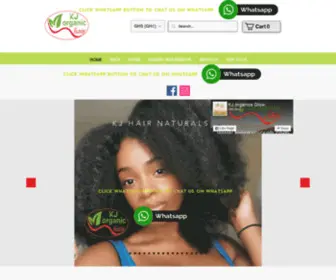 Kjorganicsgh.com(Chebe Hair) Screenshot