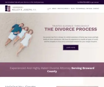 Kjosephlaw.com(Plantation Divorce Attorney) Screenshot