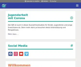 KJR-M.de(Willkommen beim Kreisjugendring München) Screenshot
