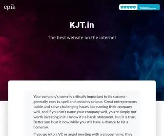 KJT.in(Contact with domain owner) Screenshot