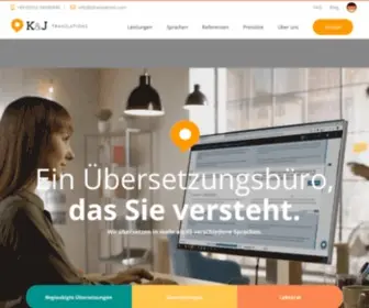 KJtranslations.de(Das Übersetzungsbüro) Screenshot