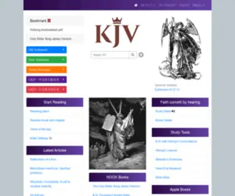 KJVpce.com(Holy Bible) Screenshot