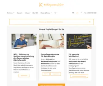 KK-Bildung.de(K&K) Screenshot